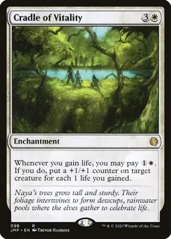 Cradle of Vitality 1x MtG Jumpstart JMP SP/NM - Image 1