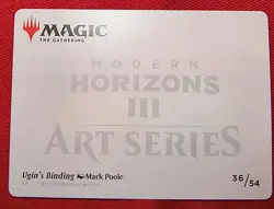 MAGIC/MTG :Modern Horizons 3 *UGIN'S BINDING* 36/54 NM ART SERIES - Image 2