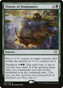 ~1x Visions of Dominance x1 ~NM~ MIC Magic the Gathering MtG~ - Image 1