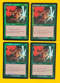 MTG THORNSCAPE APPRENTICE (Foil) (x4) Invasion (OldManMTG 011-800) - Image 1