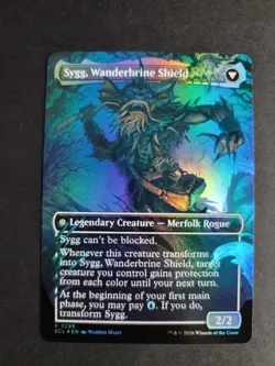 Sygg, Wanderwine Wisdom (Borderless Foil) Rare MTG Lorwyn Eclipsed - Image 2