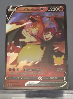 JUMBO Lance’s Charizard V Card SWSH133 Pokemon Celebrations PACK FRESH - Image 1