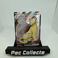 Pokemon TCG Team Rockets Persian EX Full Art 219/182 Destined Rivals Ultra Rare - Image 1