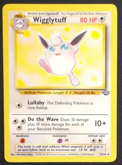 Wigglytuff Non Holo 32/64 Jungle Pokemon Card - Image 1