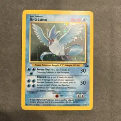Pokemon TCG Articuno Fossil Holo Unlimited Rare Vintage Card 2/62 Near Mint 🔥🔥 - Image 1