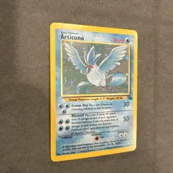 Pokemon TCG Articuno Fossil Holo Unlimited Rare Vintage Card 2/62 Near Mint 🔥🔥 - Image 2
