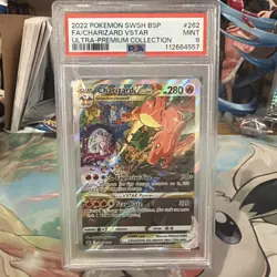 Pokemon 2022 Charizard VSTAR SWSH262 Charizard Ultra Premium Collection PSA 9 - Image 1