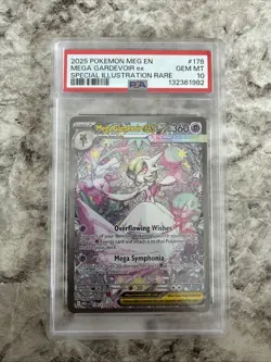 2025 POKEMON MEGA GARDEVOIR EX 178/132 MEGA EVOLUTION PSA 10 - Image 1