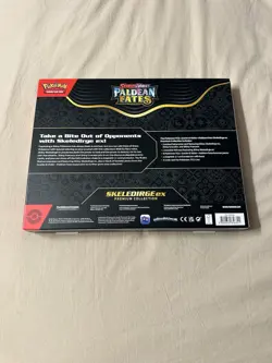 Pokemon TCG Scarlet & Violet Paldean Fates Skeledirge EX Premium Factory Sealed - Image 2