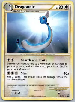 Pokemon TCG Dragonair Triumphant 32/102 Regular LP - Image 1