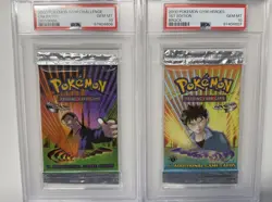 PSA 10 Pokemon Gym Heroes 1st Ed & Gym Challenge Booster Pack - SEQUENTIAL! - Image 1