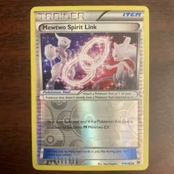 Mewtwo Spirit Link 144/162 Reverse Holo XY Breakthrough Pokemon TCG 2015 LP - Image 1