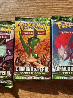 Pokemon TCG Diamond & Pearl Secret Wonders Booster Packs - Full Art Set - Sealed - Image 3