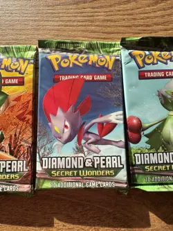 Pokemon TCG Diamond & Pearl Secret Wonders Booster Packs - Full Art Set - Sealed - Image 4