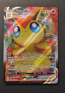 Pokemon TCG Victini VMAX 022/163 Full Art Ultra Rare Holo 2021 Battle Styles - Image 1