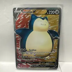 2020 Pokemon Snorlax V #197 Sword & Shield Full Art Holo - Image 1