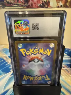 CGC 10 Gem Mint Ninetales 110/108 AR Ruler of the Black Flame Japanese Pokemon - Image 2