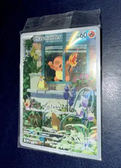 Pokemon TCG Charmander 044 SV Obsidian Flames Black Star Promo #044 SEALED - Image 1