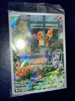 Pokemon TCG Charmander 044 SV Obsidian Flames Black Star Promo #044 SEALED - Image 2