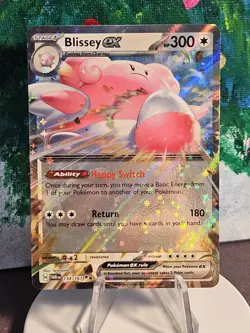 Pokemon TCG, Blissey ex 134/167 Holo Double Rare SV Twilight Masquerade NM - Image 1