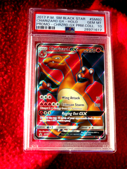🔥🔥2017 Pokemon #SM60 Black Star PROMO CHARIZARD GX HOLO PSA 10 GEM MT 🔥🔥 - Image 2