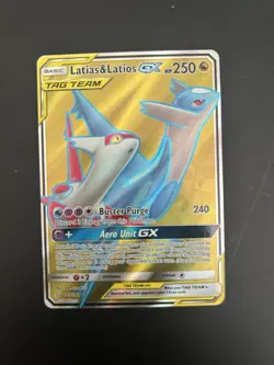 Latias & Latios GX 169/181 - S&M Team Up Tag Team - Pokemon English Full Art NM - Image 1
