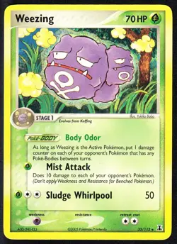 Weezing 33/113 Pokemon EX Delta Species LP - Image 1