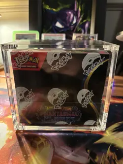Pokemon Phantasmal Flames Booster Box Sealed 36 Booster Packs W/ Acrylic Case - Image 2