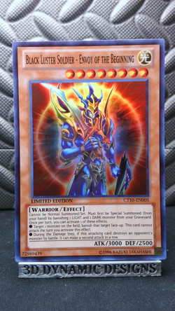 | Yugioh Black Luster Soldier - Envoy of the Beginning CT10-EN005 Super NM 🔥 | - Image 1