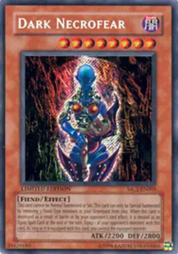 4x Damaged Dark Necrofear - MC1-EN005 - Secret Rare - Limited Edition - YuGiOh - Image 1