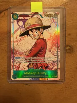 Monkey D Luffy Alt Art (SEC*) OP13-118 - Carrying on His Will ONE PIECE ENGLISH - Image 1