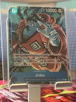 One Piece Jinbe Alt Art OP14-049 THE AZURE SEA'S SEVEN English NM - Image 1