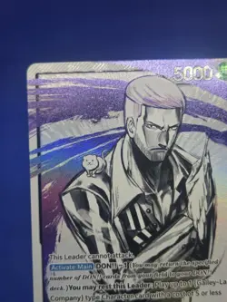 One Piece Pillars of Strength Iceburg OP03-058 Alternate Alt Art Leader NM - Image 3