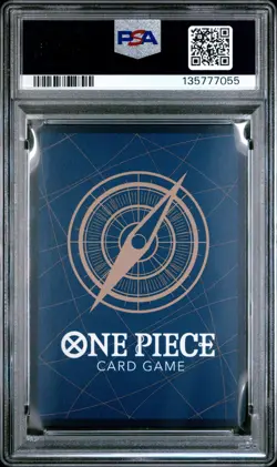 2025 ONE PIECE JPN OP11-A FIST OF DIVINE SPEED #005 LUFFY-TAROU PSA 10 - Image 2