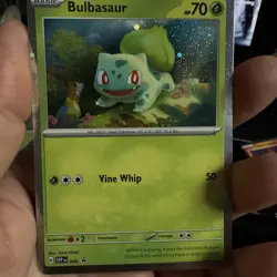 Pokemon Card Bulbasaur 046 Black Star Promo Cosmo Holo Near Mint - Image 1