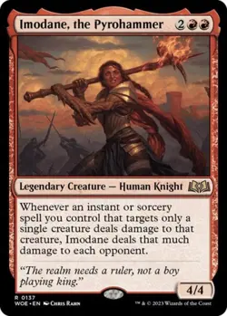 ~ Imodane, the Pyrohammer ~ NM Foil ~ Wilds of Eldraine ~ MTG ~ - Image 1