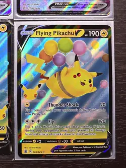 Pokemon Cards Lot (Celebrations Surfing Pikachu V Vmax - Flying Pikachu V Vmax) - Image 4