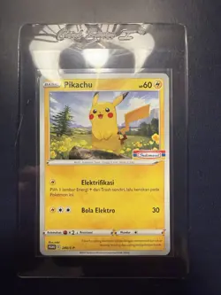 Pokemon TCG Indomaret Pikachu Stamp 240/S-p Exclusive Indonesian Promo Card MINT - Image 5