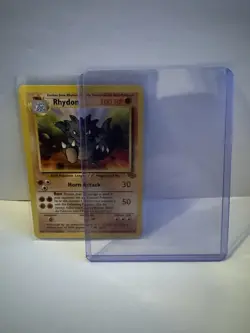 Rhydon 45/64 Original Jungle Set Pokemon Card Non Holo WOTC TCG LP Vintage - Image 3