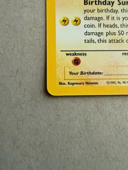 2021 Pokemon Celebrations Classic Collection #24 Birthday Pikachu Holo Card - Image 4
