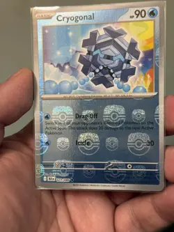 Cryogonal (Master Ball Pattern) SV: Black Bolt 027/086 NM | Pokemon TCG Card - Image 1