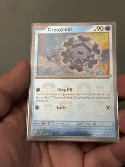 Cryogonal (Master Ball Pattern) SV: Black Bolt 027/086 NM | Pokemon TCG Card - Image 4