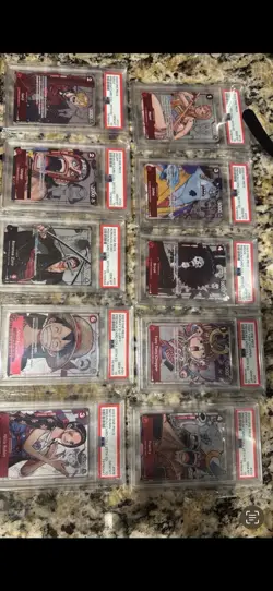 One Piece 25th Anniversary Premium Card PSA 10 Set English - Image 1