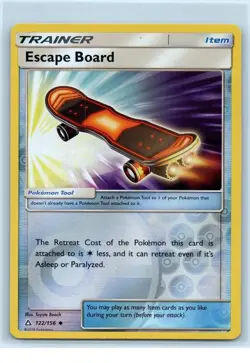 Pokemon Card Ultra Prism Escape Board Holo 122/156 - Image 1