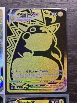 Pokemon Cards Lot (Pikachu Vmax Gold Vmax V - Hyper Rare & Rare - Chonkichu) - Image 2