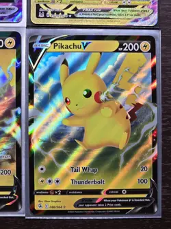 Pokemon Cards Lot (Pikachu Vmax Gold Vmax V - Hyper Rare & Rare - Chonkichu) - Image 4