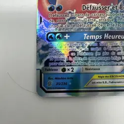 Slowpoke & Psyduck GX 35/236 French TAG TEAM NM Pokemon Card - Image 5