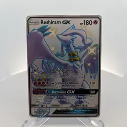 Pokemon TCG Reshiram GX SV51/SV94 Hidden Fates Shiny Vault Holo Rare Card NM - Image 1