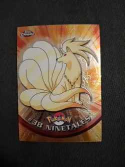 Ninetales #38 - Topps Chrome Series 1 Pokemon Card Light Play - Image 1