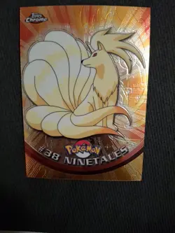 Ninetales #38 - Topps Chrome Series 1 Pokemon Card Light Play - Image 2